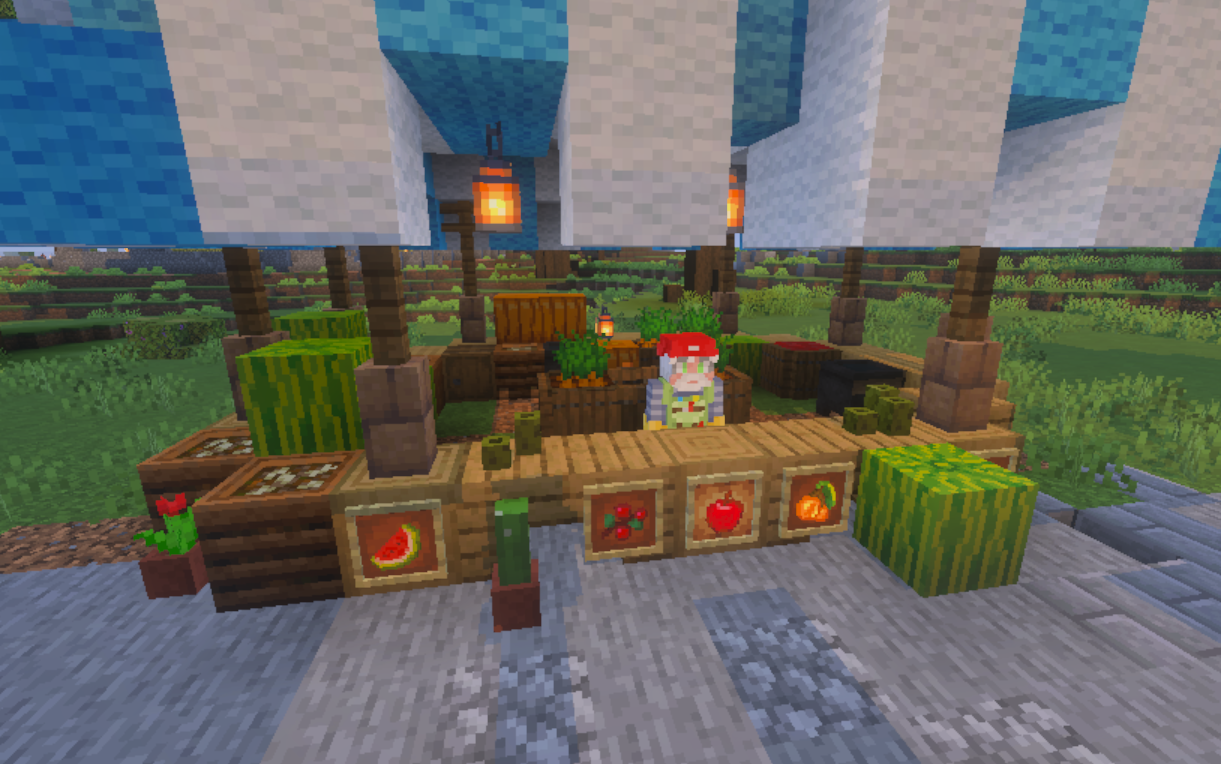 Tienda en Minecraft